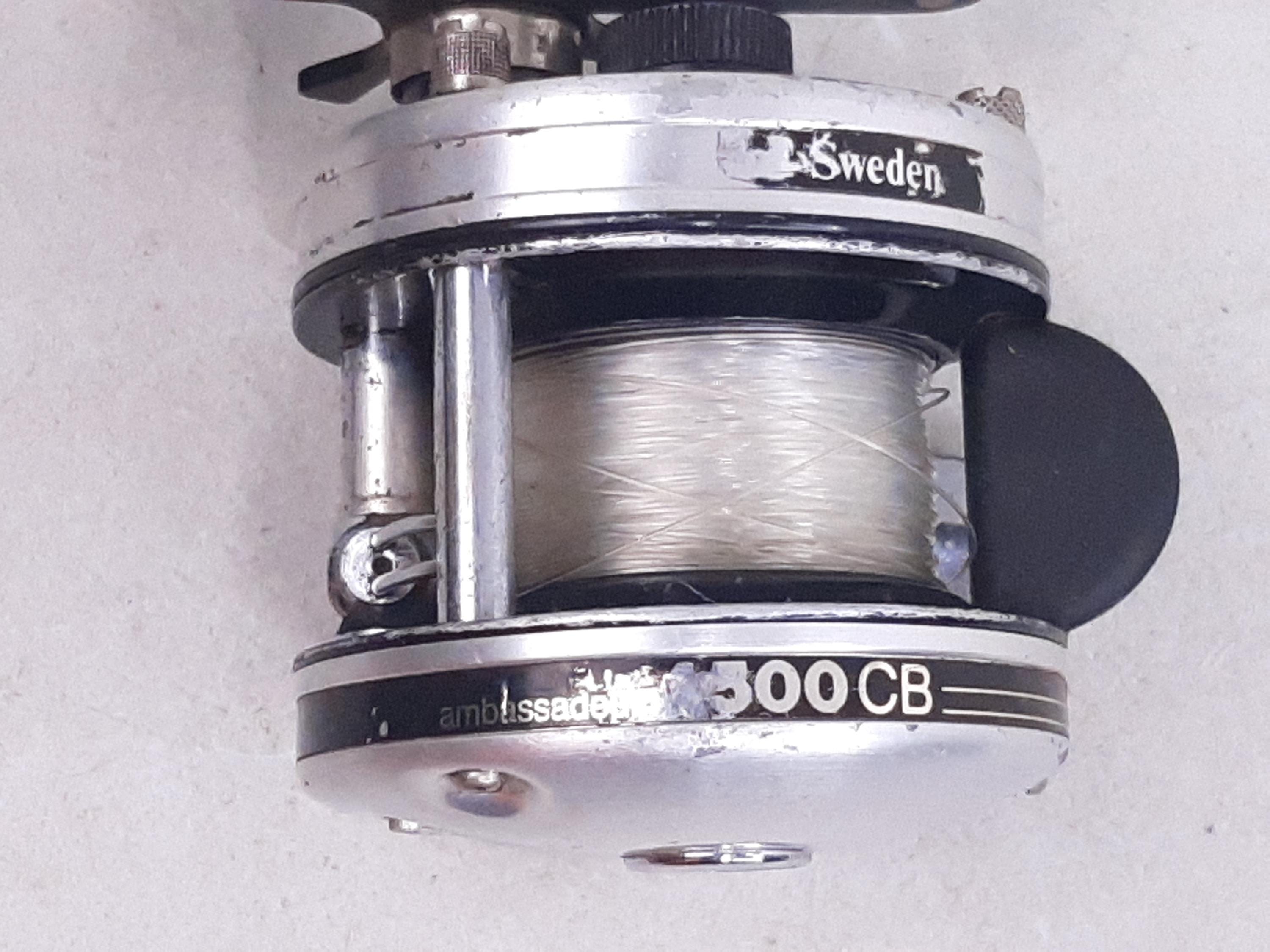 Vintage Abu Ambassadeur 4500CB Baitcasting Reel With Ball Bearing