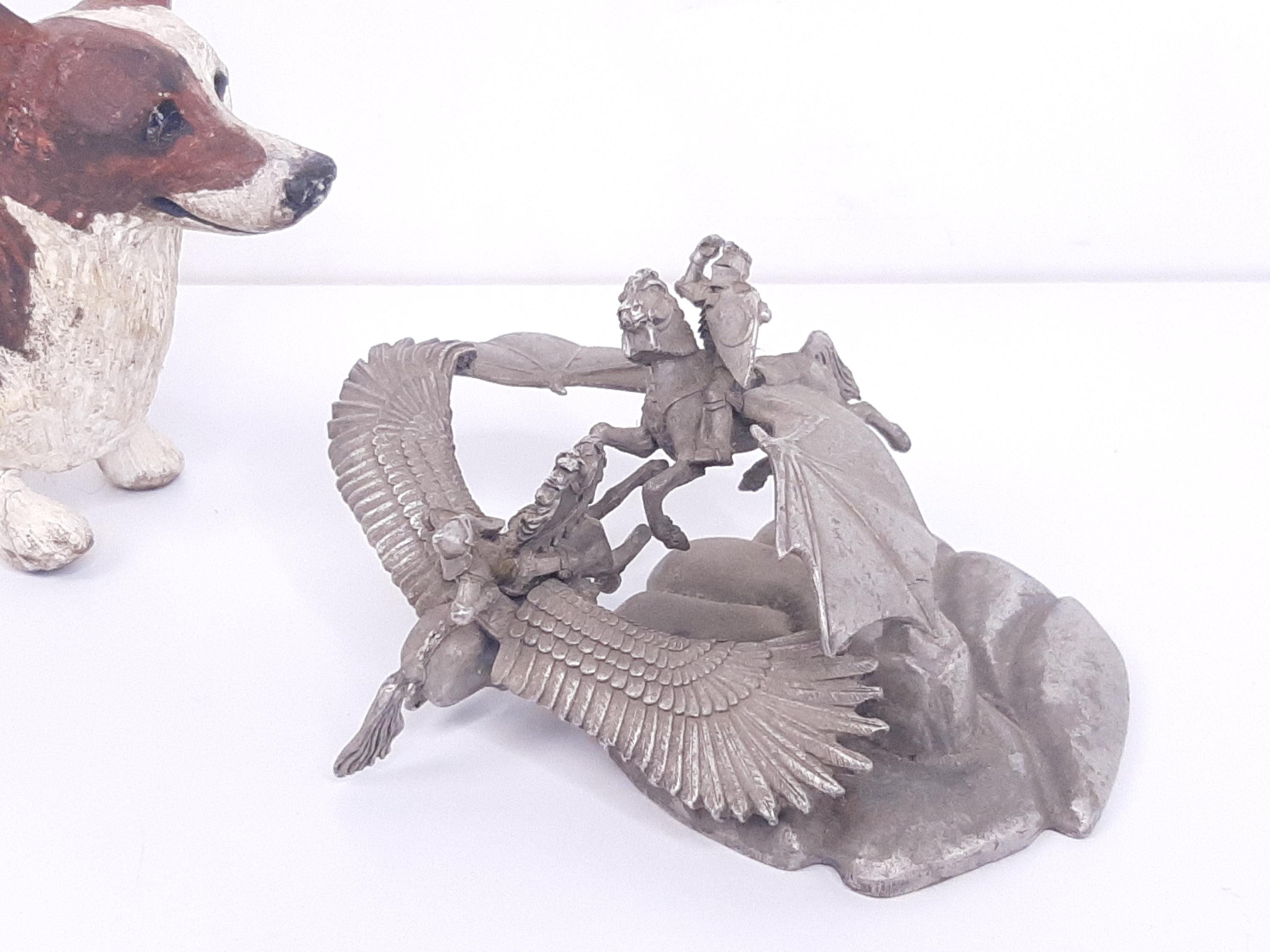 Masterworks Fine Pewter War Cry 置物 Masterworks Fine Pewter War
