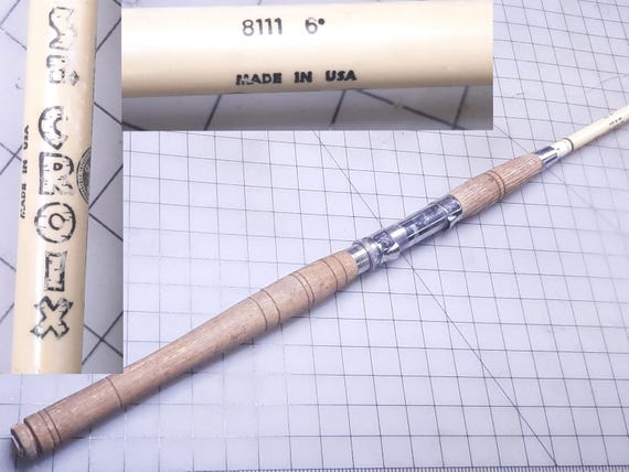 old st croix rods Vintage St. Croix 8111 Solid Fiberglass Boat Rod With Wooden Handle, No  Butt Cap, Shortened Tip? St. Croix 8111 Extra Heavy Salt Water Rod-