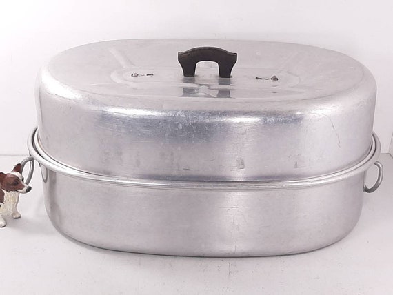 Vintage Priscilla Ware Extra Large Aluminum Roasting Pan With -  Hong  Kong