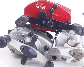 Lot of 3 Vintage Quantum Baitcasting Reels, Quantum US300 Round Reel, Quantum Lite QL500, Quantum Flippin Reel, Worn, Good Working Condition - Etsy Lot of 3 Vintage Quantum Baitcasting Reels, Quantum US300 Round Reel, Quantum Lite QL500, Quantum Flippin Reel, Worn, Good Working Condition - Etsy