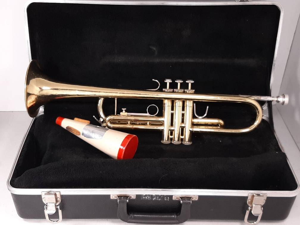 Vintage Bach TR300 Trumpet With Bach 7C Mouthpiece, Straight