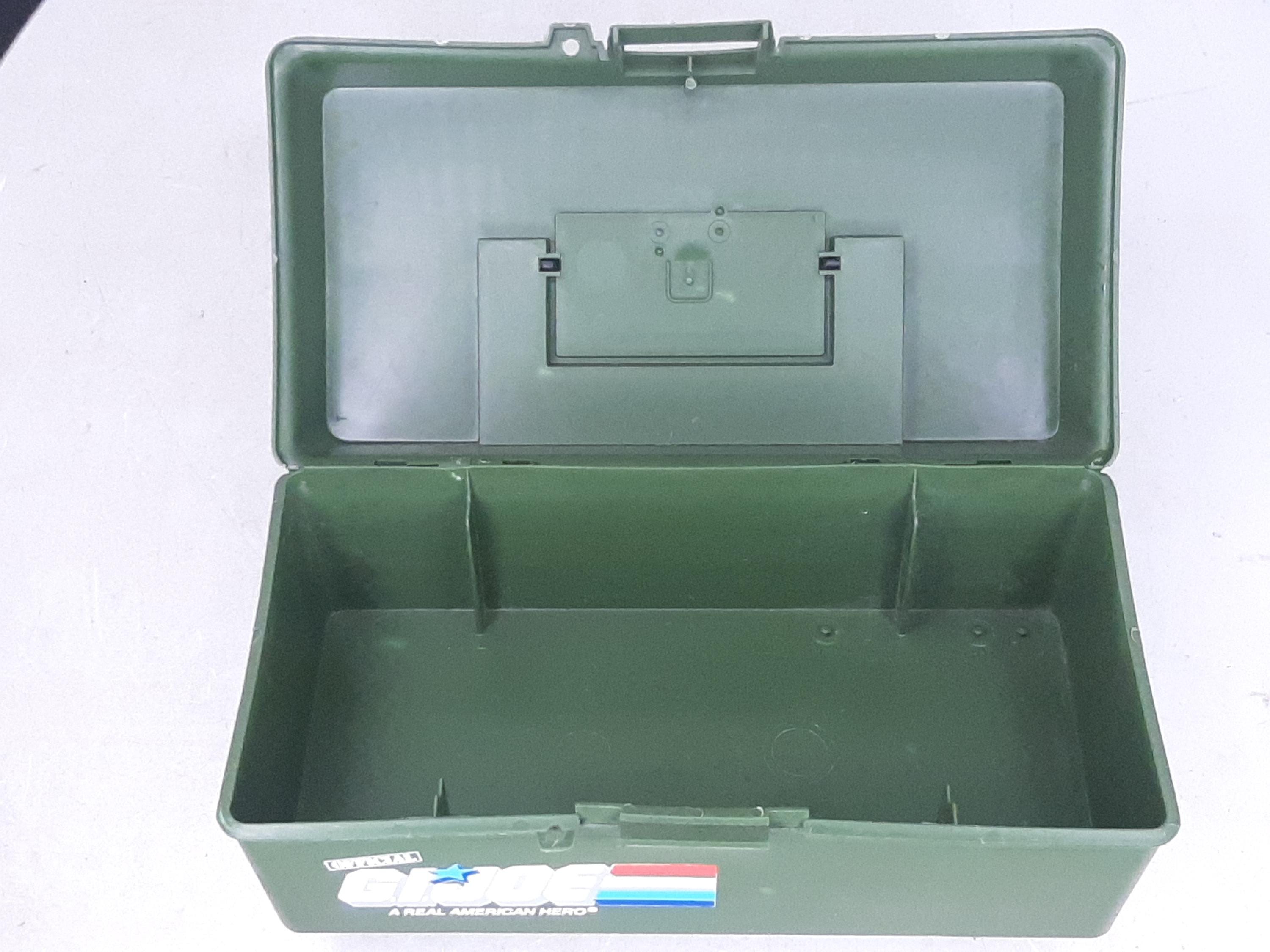 Vintage Woodstream Official G.I. Joe Tackle Box, Missing Interior