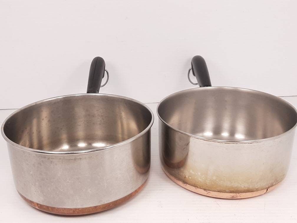 May I recommend vintage, made-in-the-USA, copper-bottom, stainless-steel  RevereWare—still widely and affordably available in thrift shops? :  r/BuyItForLife