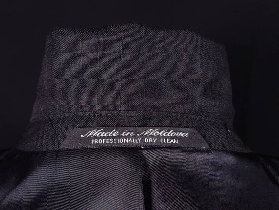 Vintage Kilburne and Finch Sport Coat, 40R, Black, 2 Button Front 