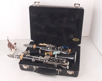 Vintage Selmer Bundy 577 Resonite Clarinet With Case, Split Cork