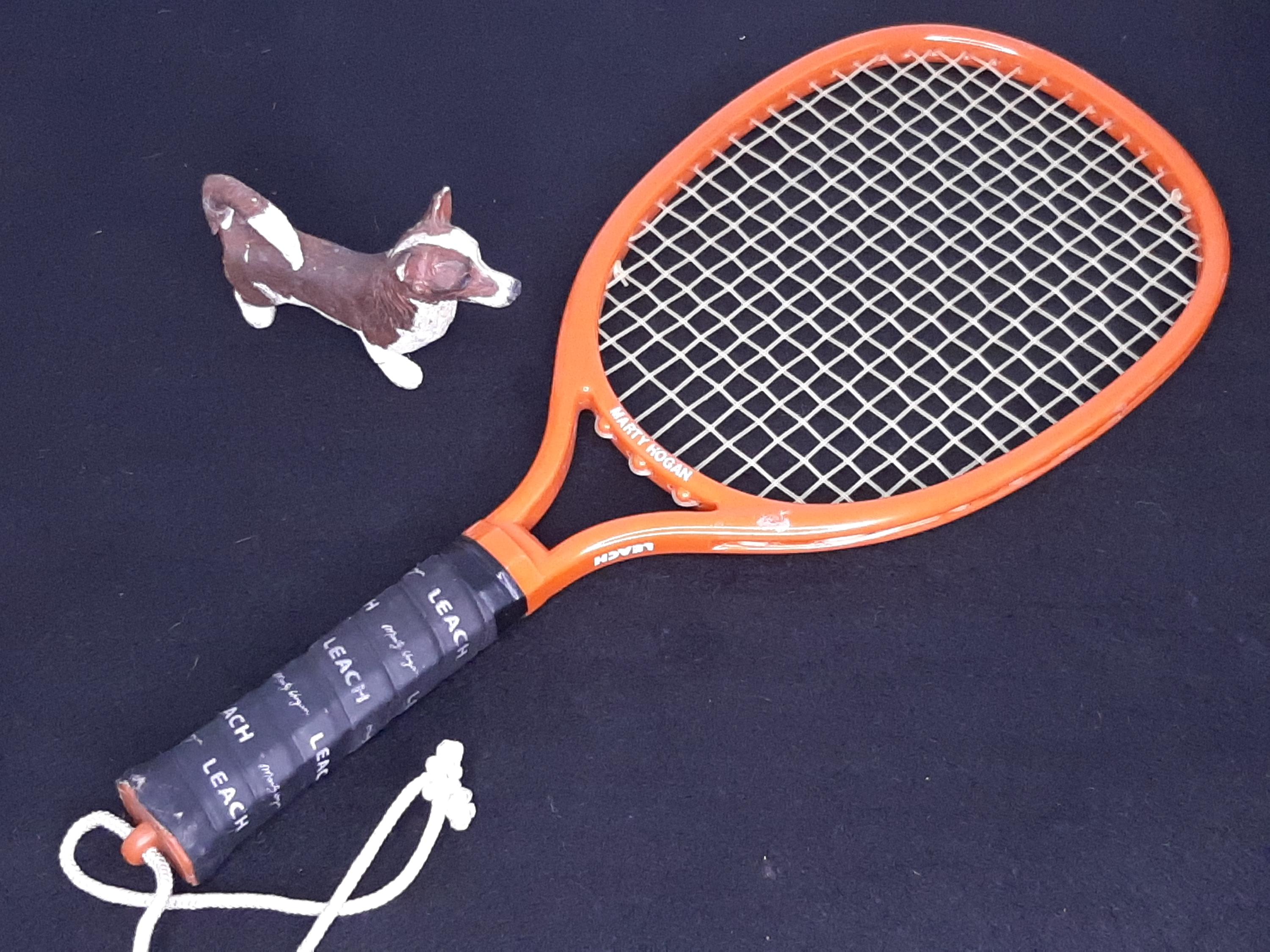 Vintage Marty Hogan Leach Raquetball Raquet, 18.5