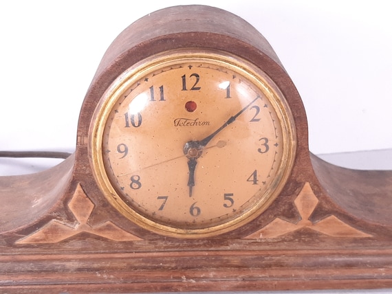 Vintage Warren Telechron Mantel Clock 336, 13