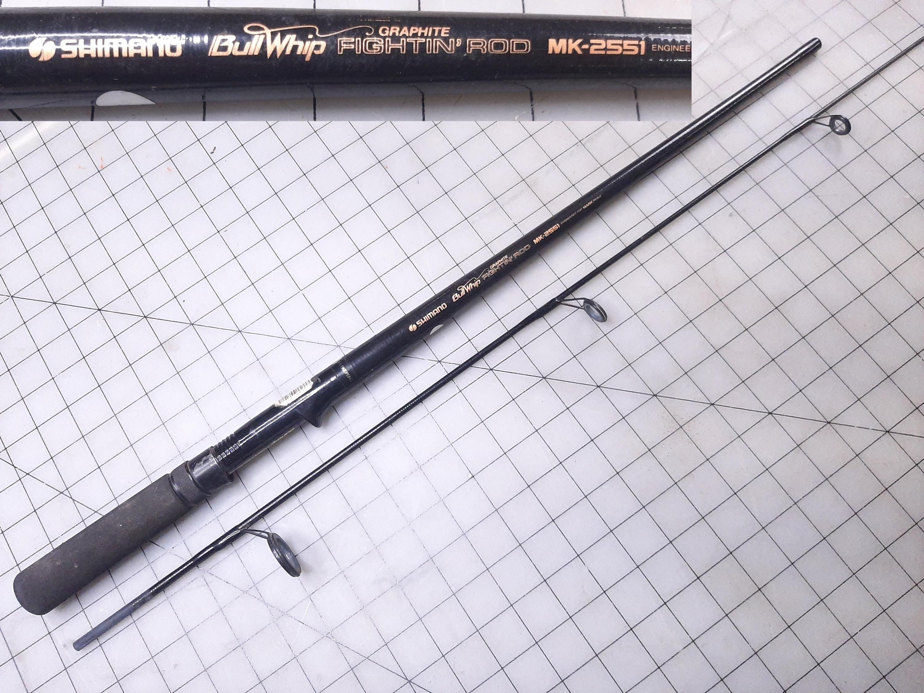 Vintage Shimano Bull Whip Fightin Rod MK 2551 Spinning Rod, Light