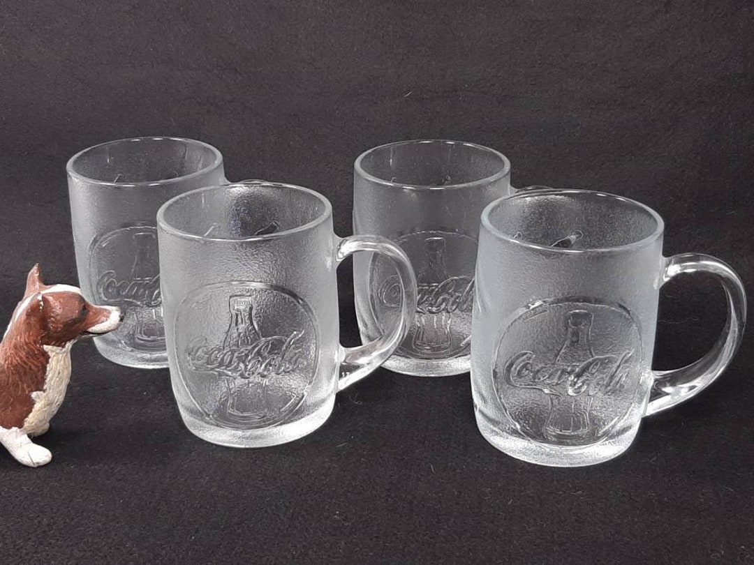 Vintage Coca Cola Mugs With Embossed Bottles and Frosted Look, Excellent  Used Condition, Coca Cola Bottle Mug - Etsy