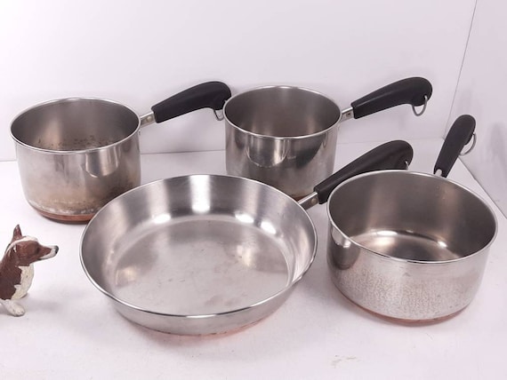 Copper Saucepans with Lid 1QT, 2QT, 2.5QT, or 3.5QT Handmade