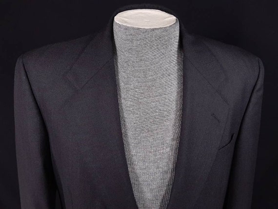 Vintage Kilburne and Finch Sport Coat, 40R, Black, 2 Button Front 