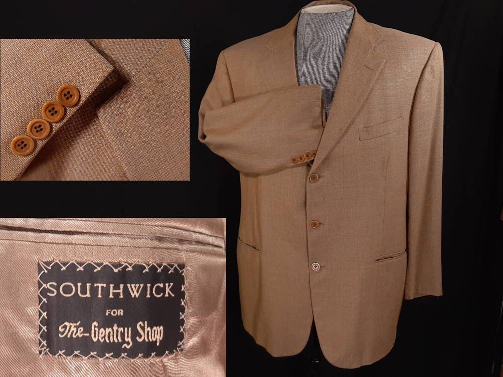 Buy Vintage Southwick 46R Sport Coat Lightweight Hopsack 3 Online