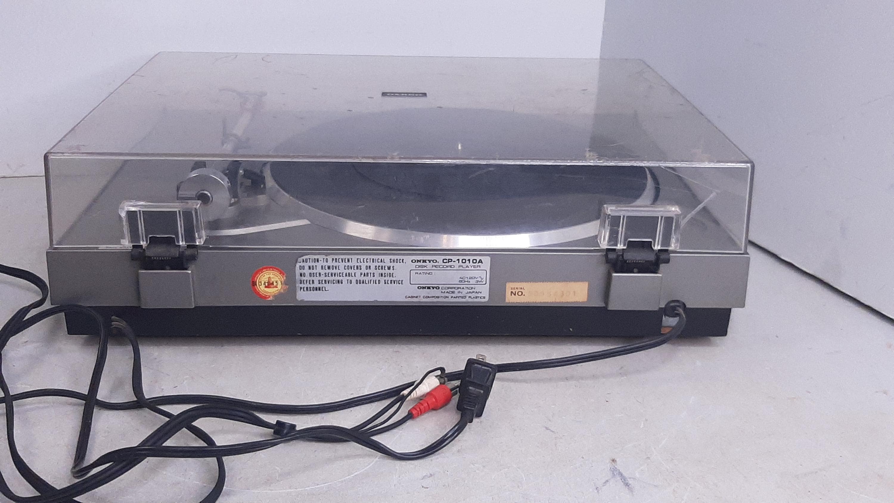 Vintage Onkyo CP-1010A PLL Servo Auto-return Turntable With Empire