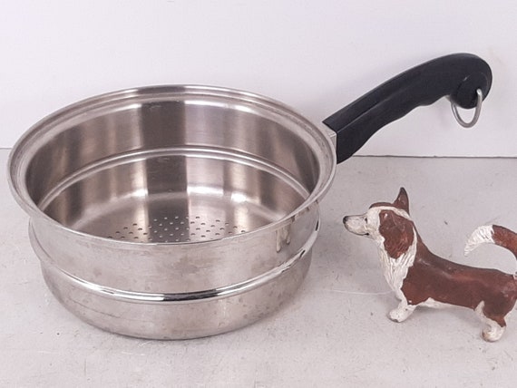 Vintage Saladmaster 3qt Stainless Steel Steamer Pan, No Lid