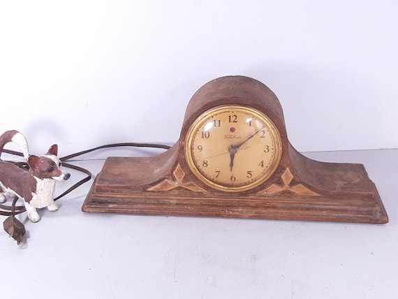 Vintage Warren Telechron Mantel Clock 336, 13
