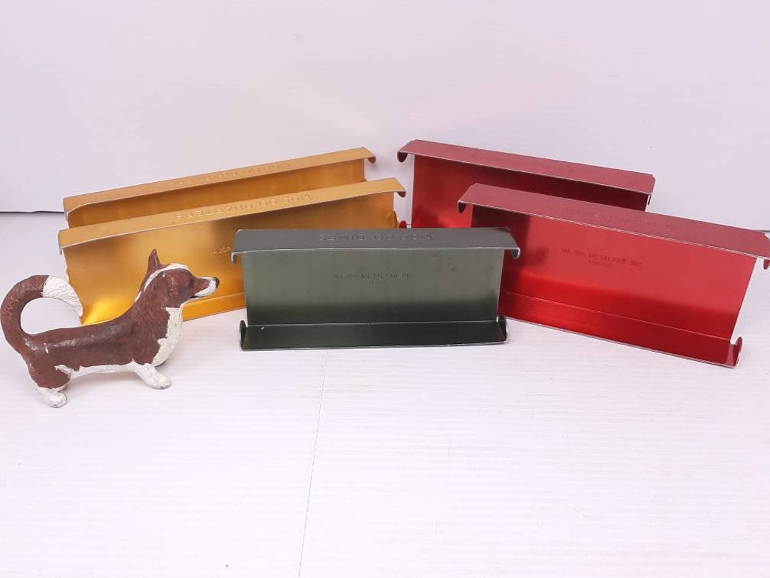 5 Vintage Coin Roll Holders by Major Metalfab Inc Chicago 2 Etsy