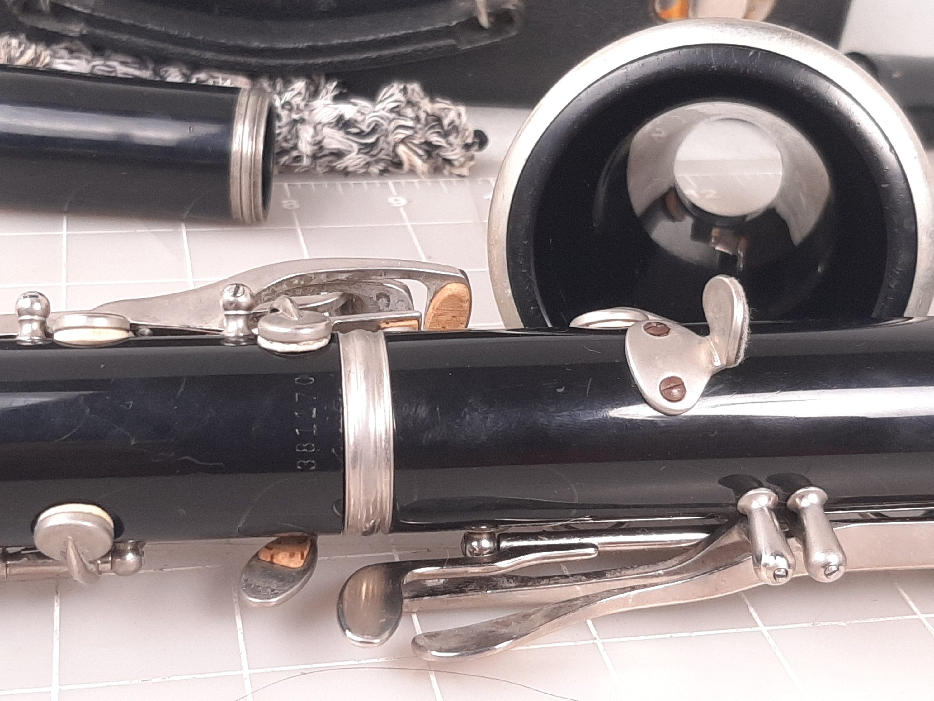 Vintage Selmer Bundy 577 Resonite Clarinet With Case, Split Cork