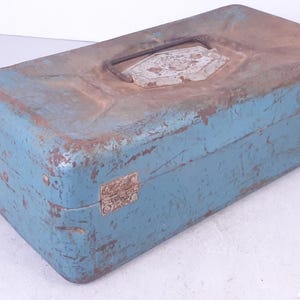 Ancienne Boîte Déflecteur Pour Appâts Vivants Old Pal - Métal Vert - Pêche En Eau Douce