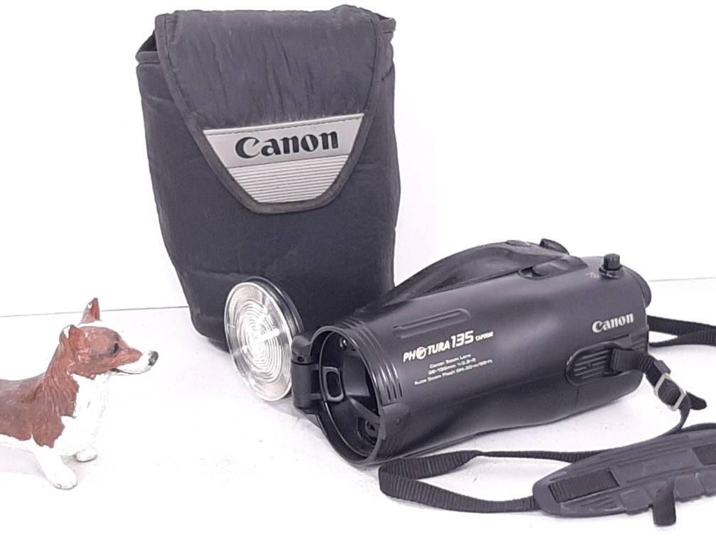 Vintage Canon Photura 135 Caption 35mm Film Camera, 38-135mm Auto