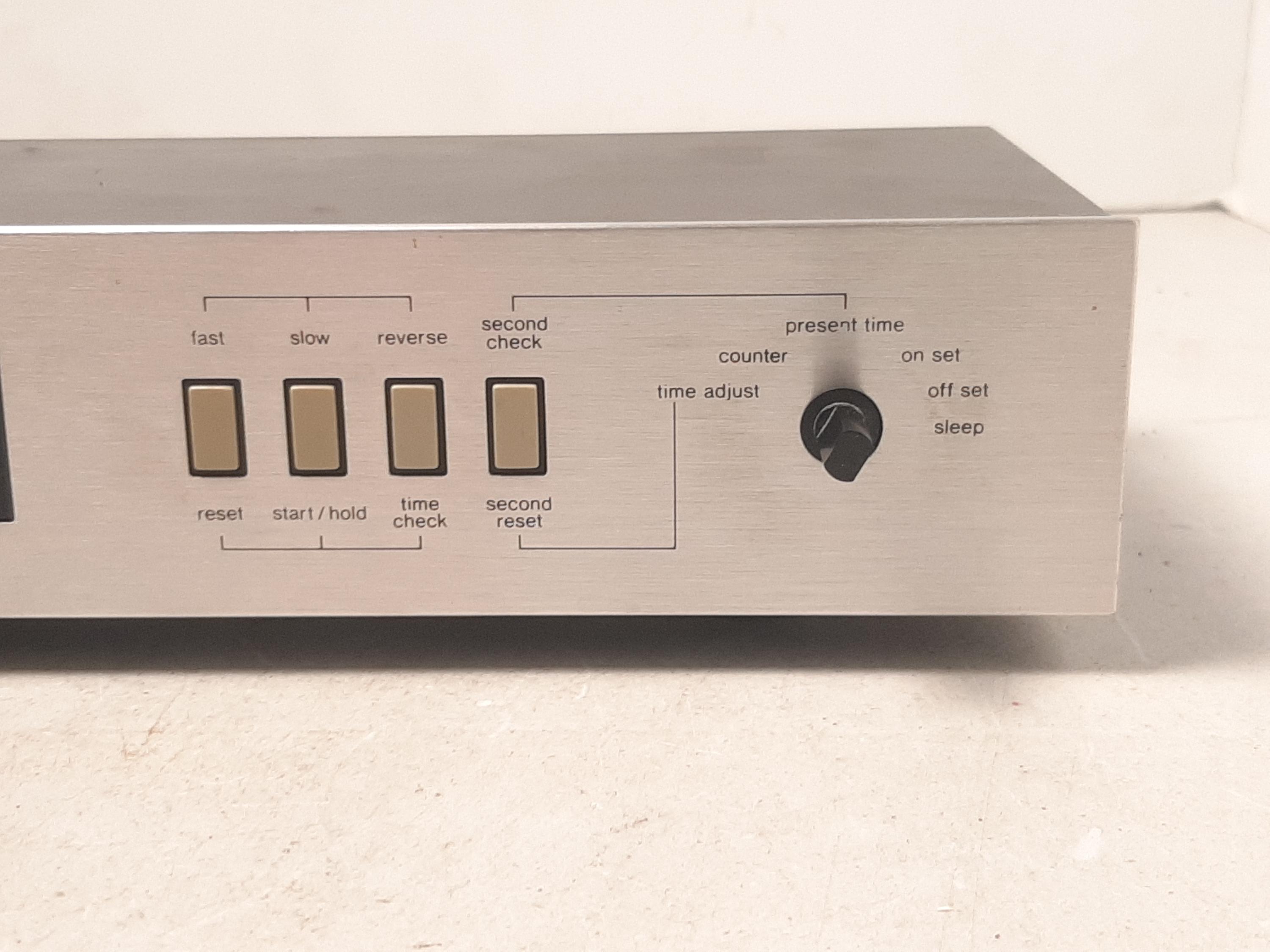 Vintage National Audio Timer TE-97, Missing Knob, Works, Has U.S.