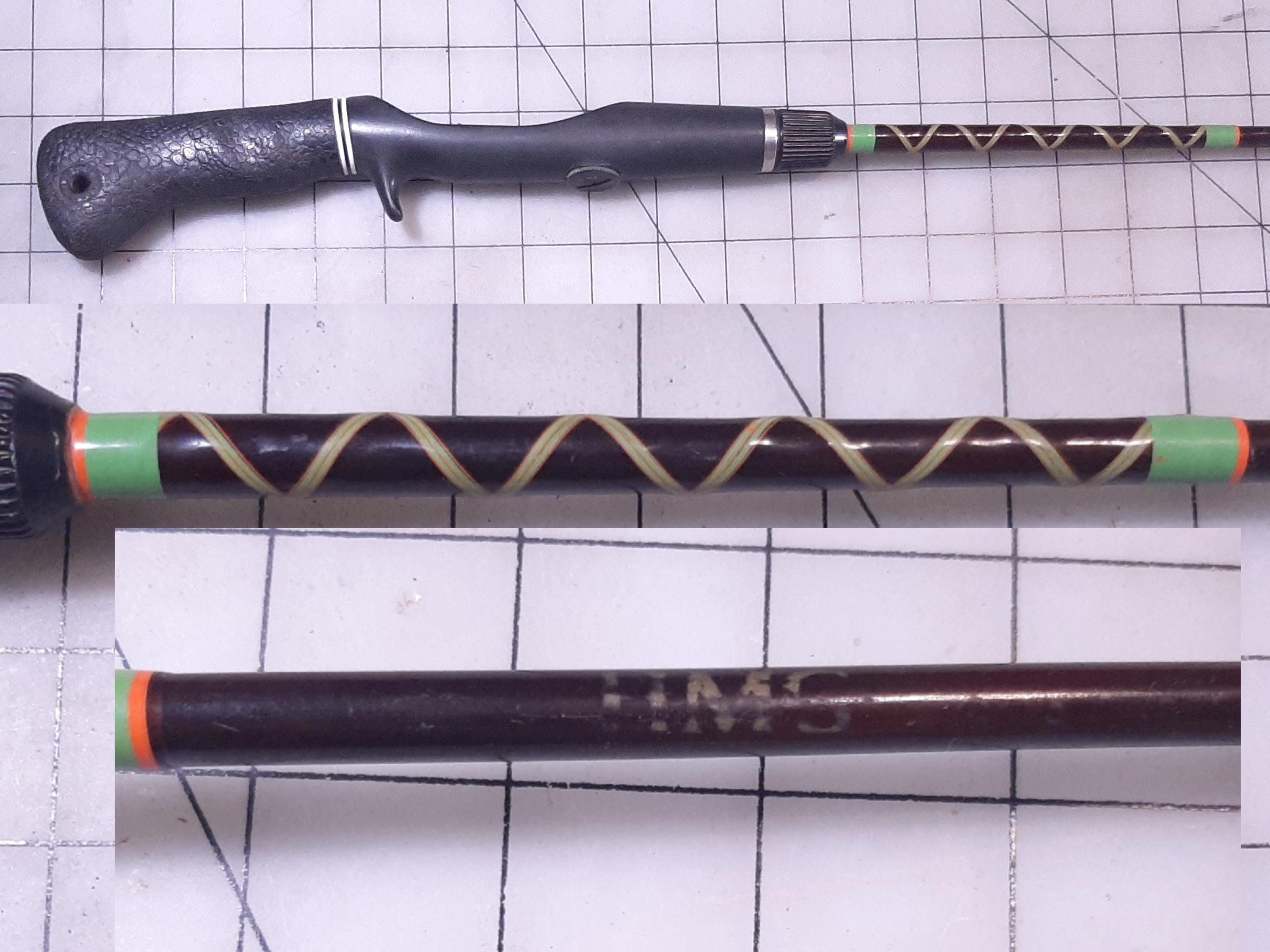 お歳暮 時期 Graphite HMG Fenwick Vintage Casting Pistol Fuji With Rod ロッド