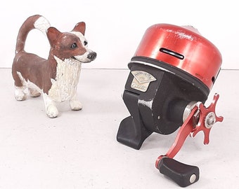 Vintage Zebco Omega 144XL Triggerspin Reel, Made in USA Zebco, Has