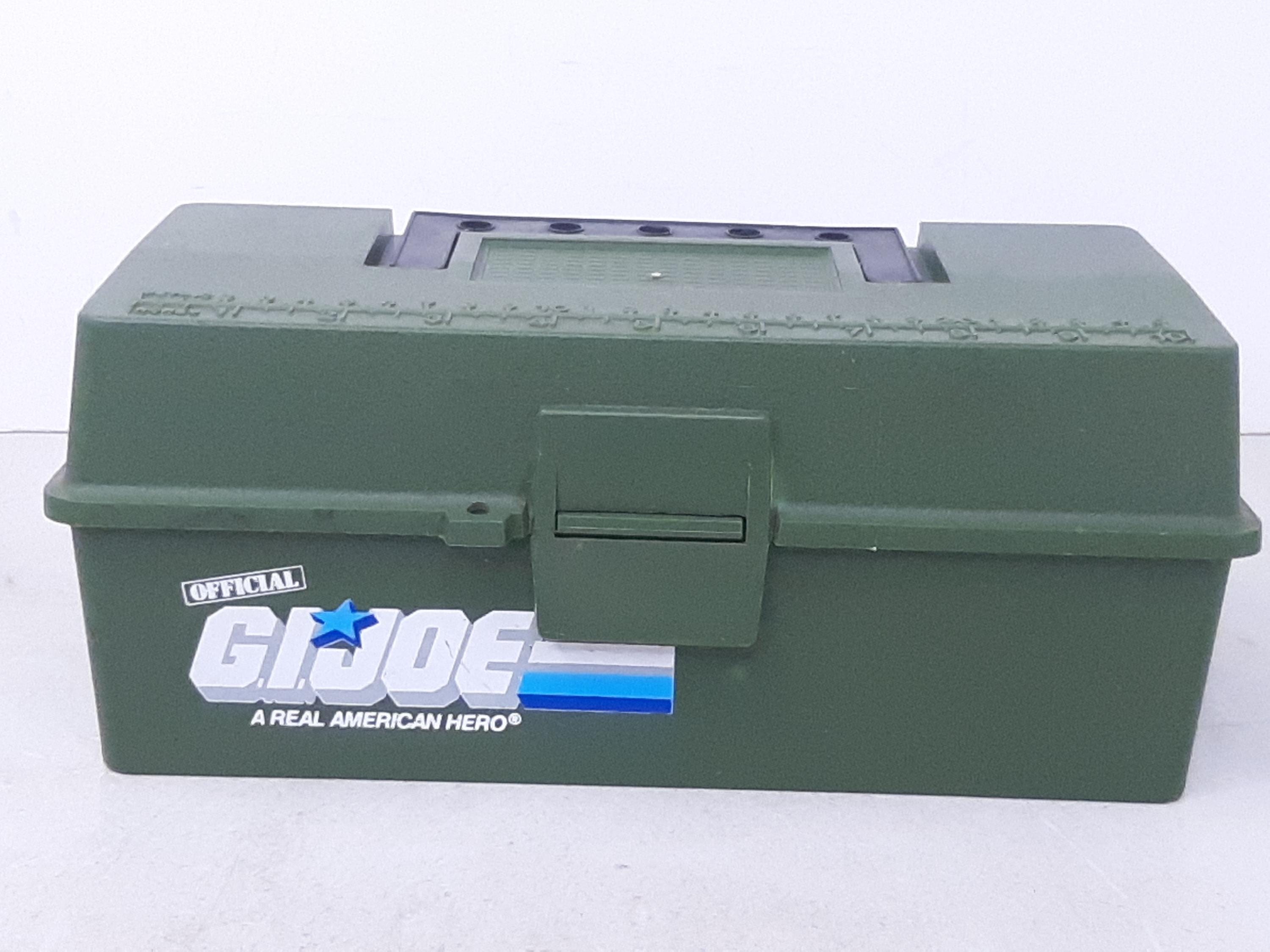 Vintage Woodstream Official G.I. Joe Tackle Box, Missing Interior