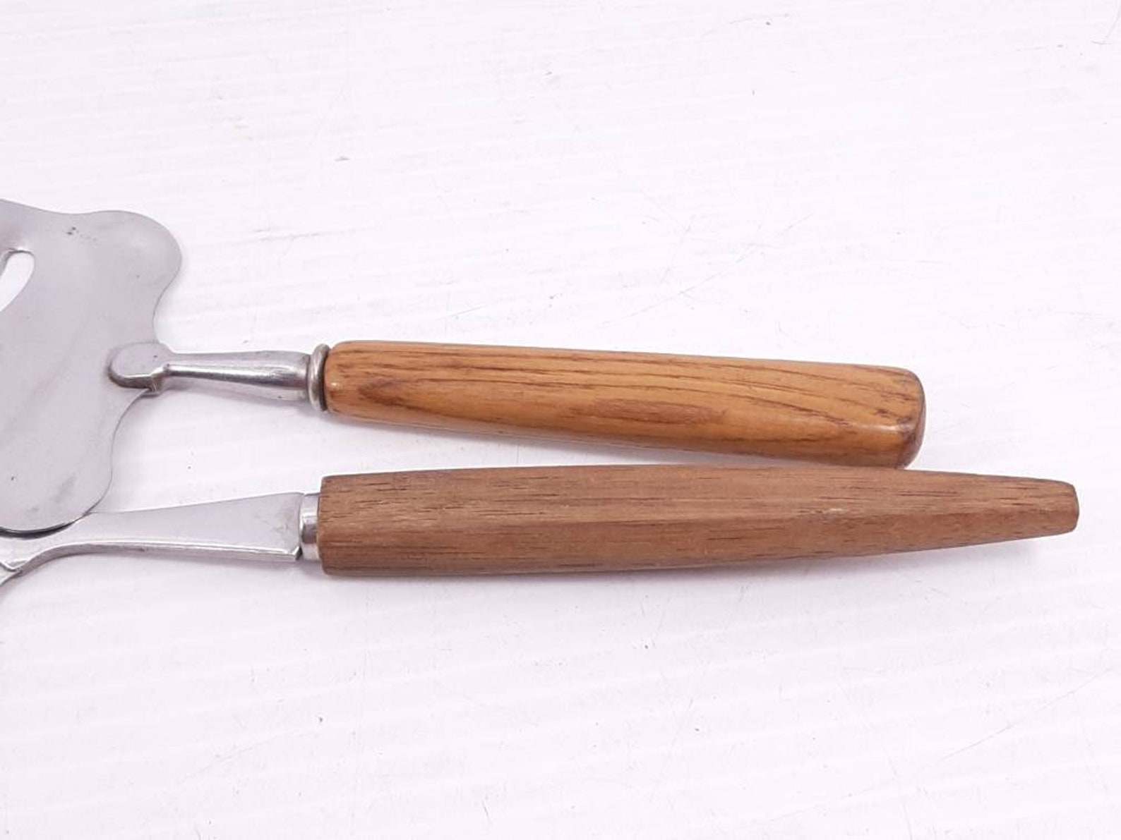 Pair of Vintage Cheese Slicers With Wood Handles Similar Etsy