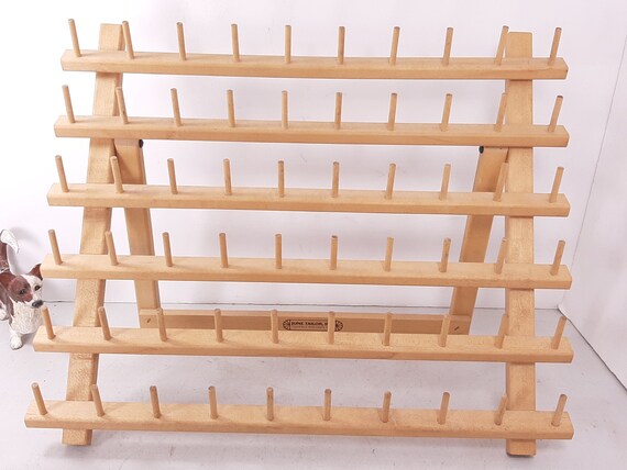 June Tailor Spool Wooden Thread Holder, Sewing and Embroidery Thread Rack ( Thread Included) - Northern Kentucky Auction, LLC