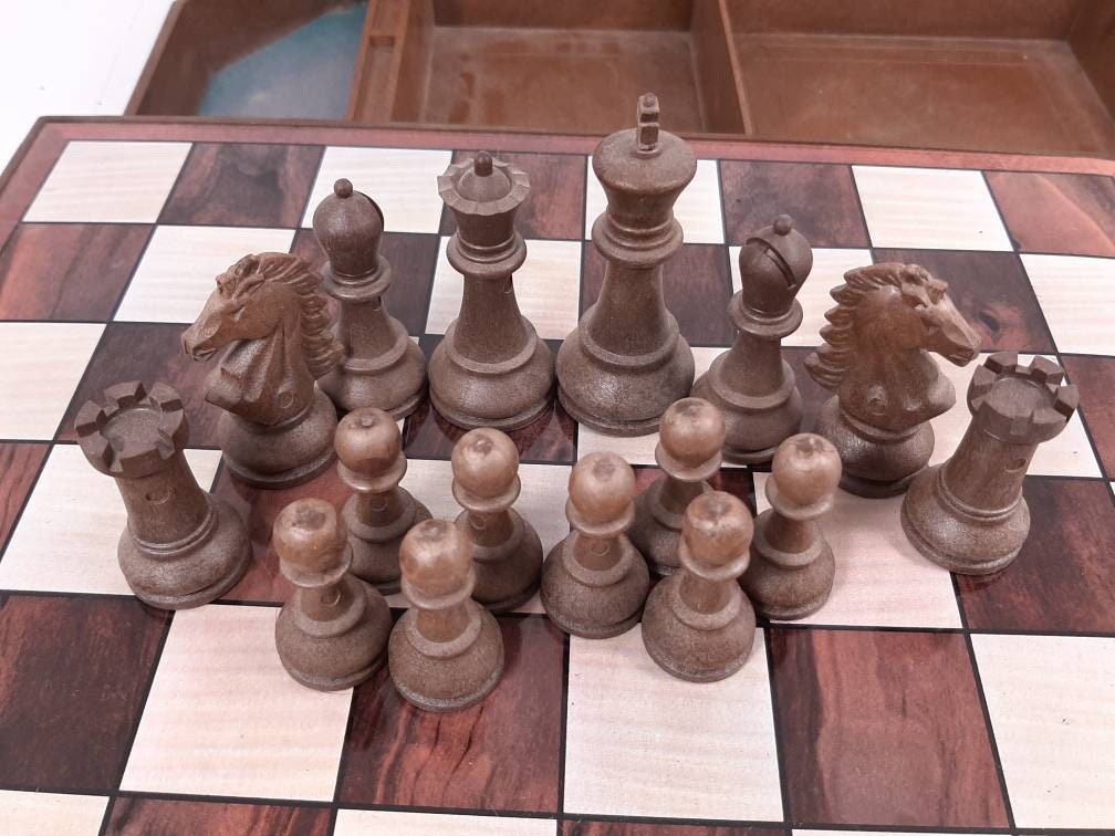 Vintage Chess and Backgammon Board Games Made in Japan for Etsy