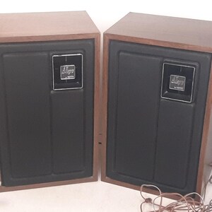 Vintage Zenith Allegro 1000 Speaker System Speakers, Faux Walnut