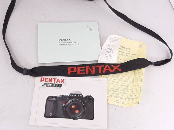 Vintage Pentax A3000 SLR 35mm Film Camera With Manual, Body Only