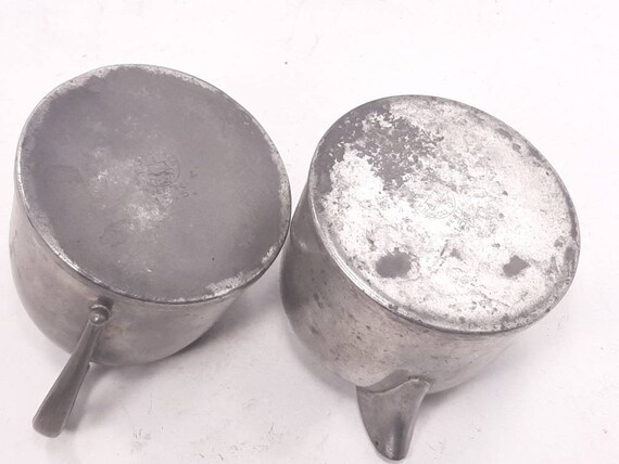 Vintage Ray Silver Co. 1515 Pewter Tea Set, Pewter Pitcher With