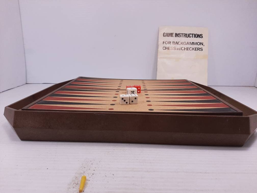Vintage Chess and Backgammon Board Games Made in Japan for Etsy