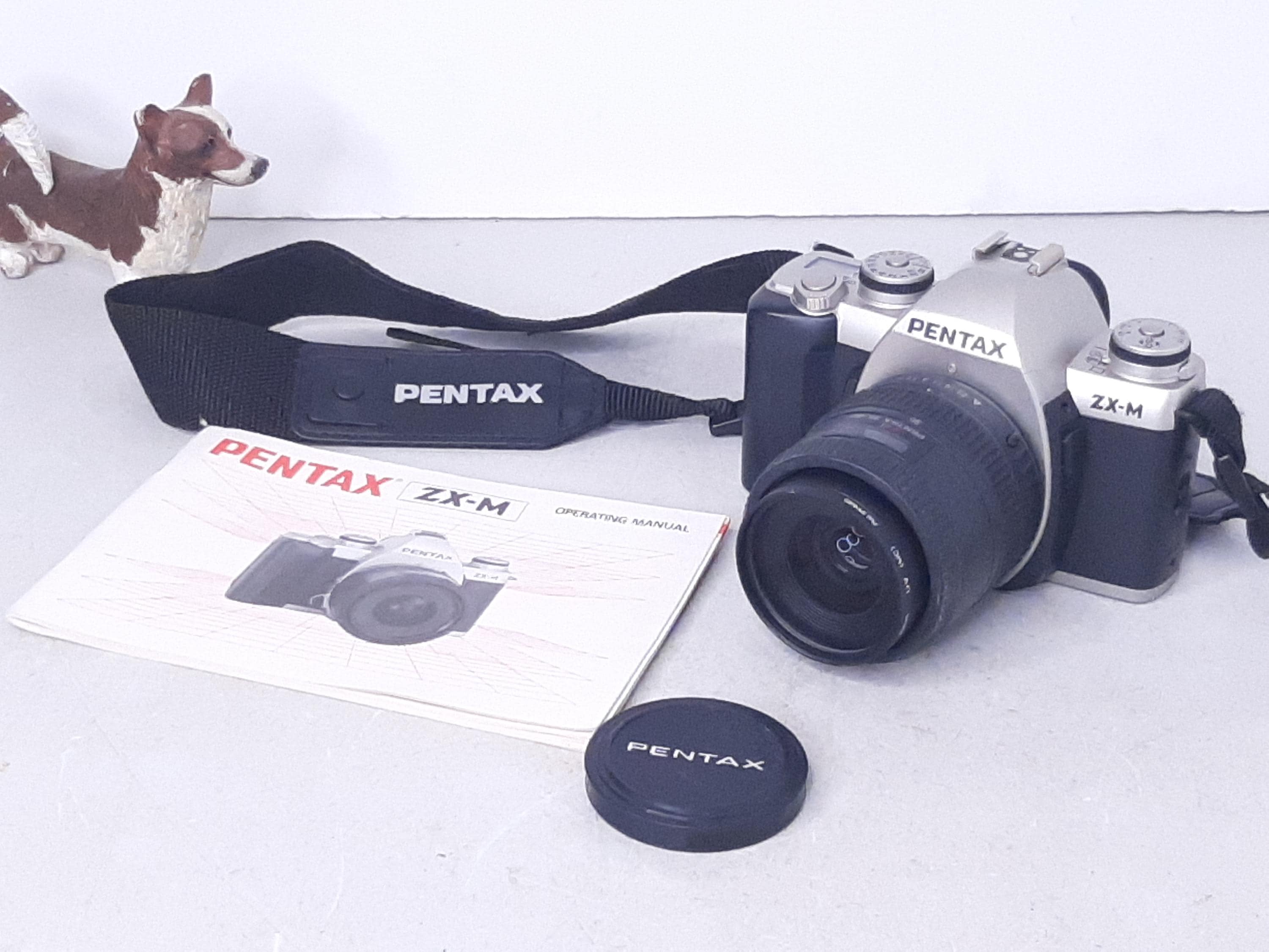 Vintage Pentax ZX-M SLR 35mm Film Camera With SMC Pentax-a 35-80mm