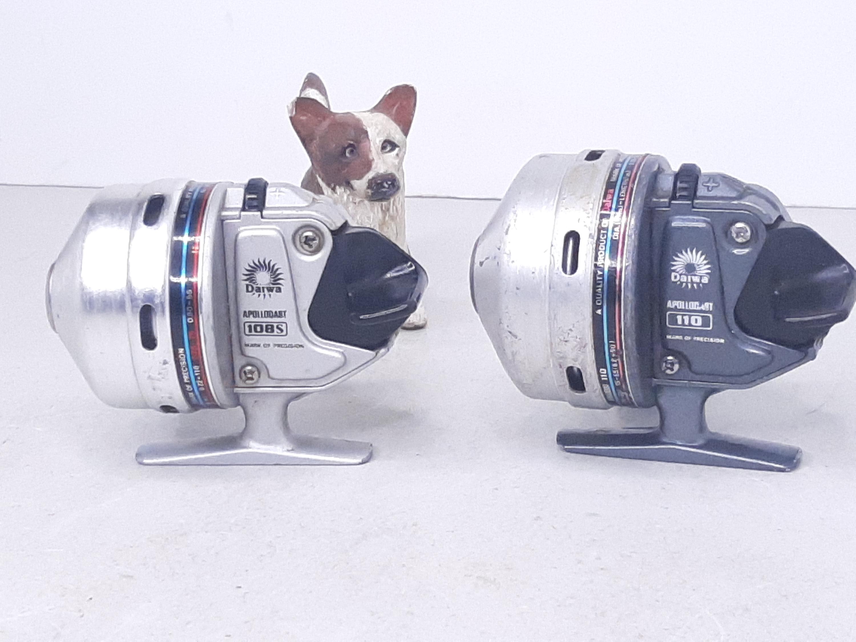 daiwa apollo reel Vintage Daiwa Apollocast Spincasting Reels Made in Korea, Apollocast 108S &  110, 108 in Very Good Working Condition, 110 in Good Condition