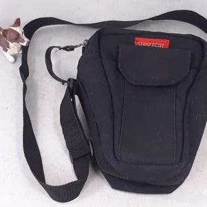 Vintage Strap To It  Model 913 Soft Camera Case with Strap, Made in Korea, Good Condition, Soft Case For Camera with Lens, 9&quot;H x 7&quot;W x 4&quot;D