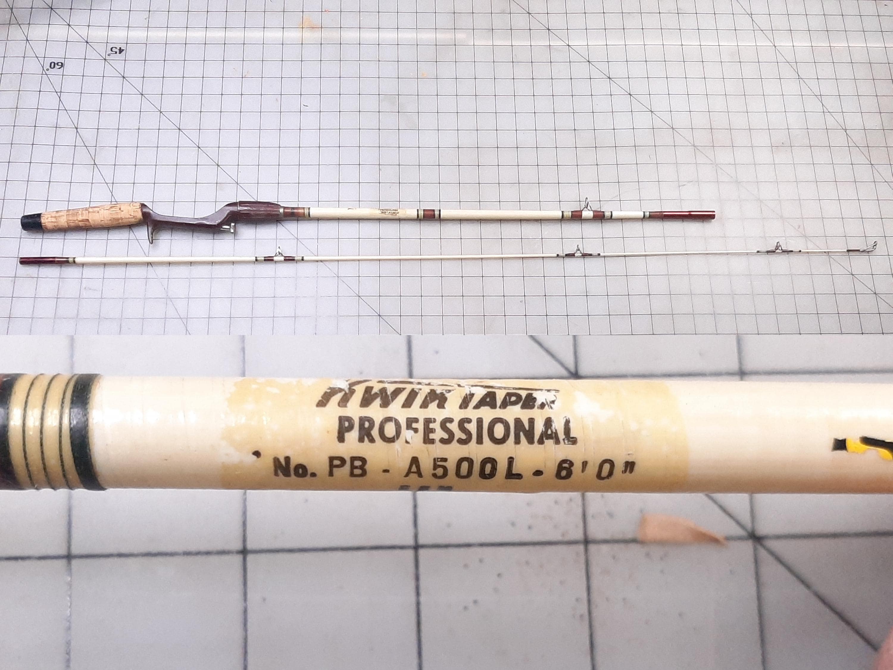 Vintage Shakespeare Wonderod Kwik Taper Professional No PB