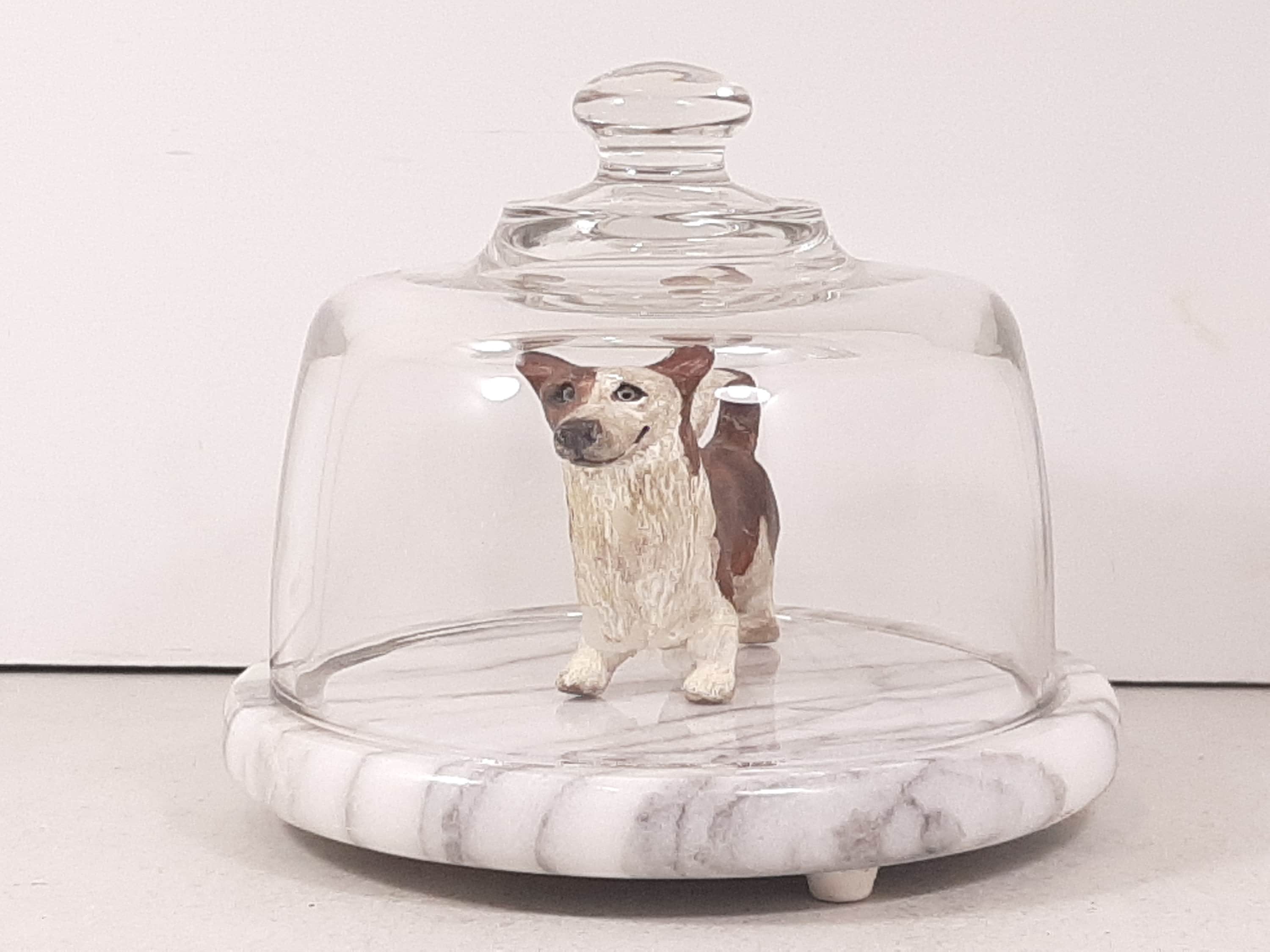 Vintage Dutch Gardens Cheese Dome. 7.5