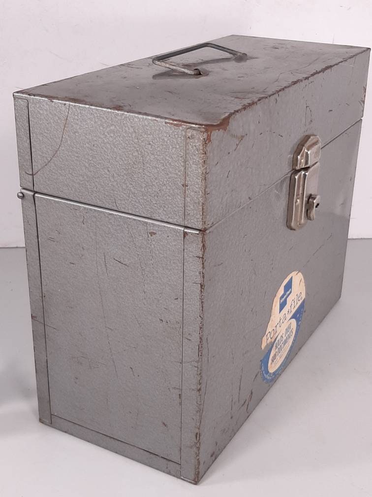 Vintage Porta File by Hamilton Metal Products Co., No Key,, Half