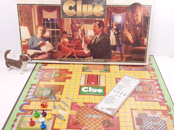 Cards and Envelope Clue Board Game Replacement Parts 1992 Parker Brothers 