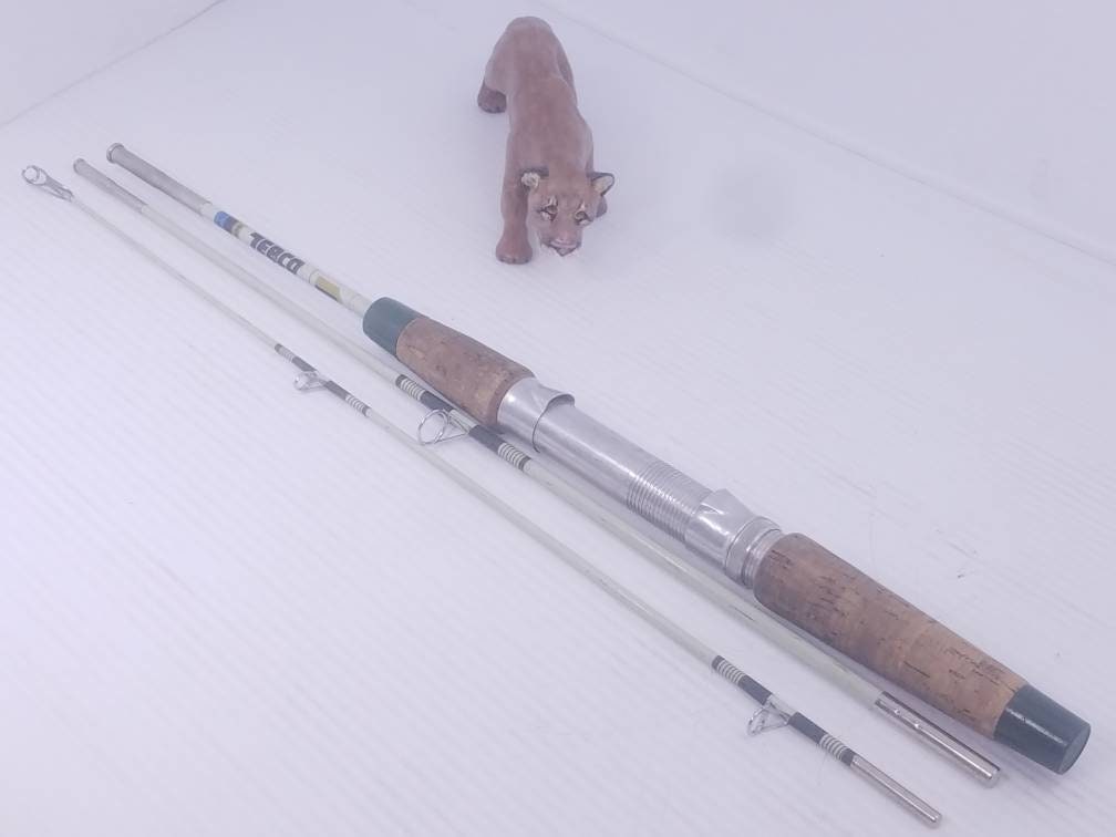 Vintage Zebco Pack Rod, Zebco Model 4443, 3 Piece, 4'6