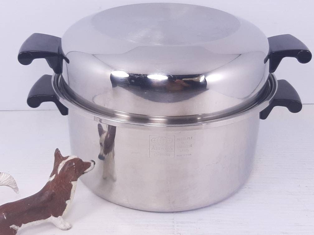 Vintage Amway Queen 188 MultiPly Stainless Steel 5.5Qt Etsy