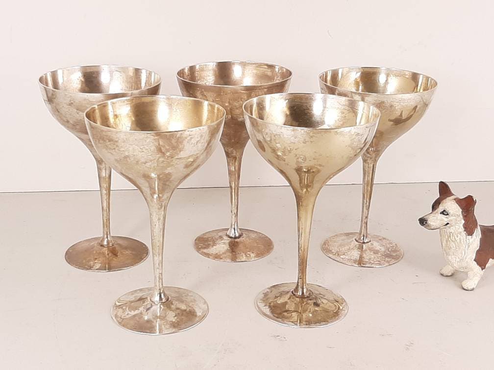Electroplated Wine Glass - Champagne Flute from Apollo Box