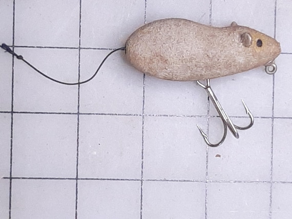 Vintage Paw Paw Bait Co. Fuzzy Mouse Lure With Composite Body and Metal  Ears, Replaced? String Tail, Missing Dive Bib, Mild Wear, No Damage - Etsy
