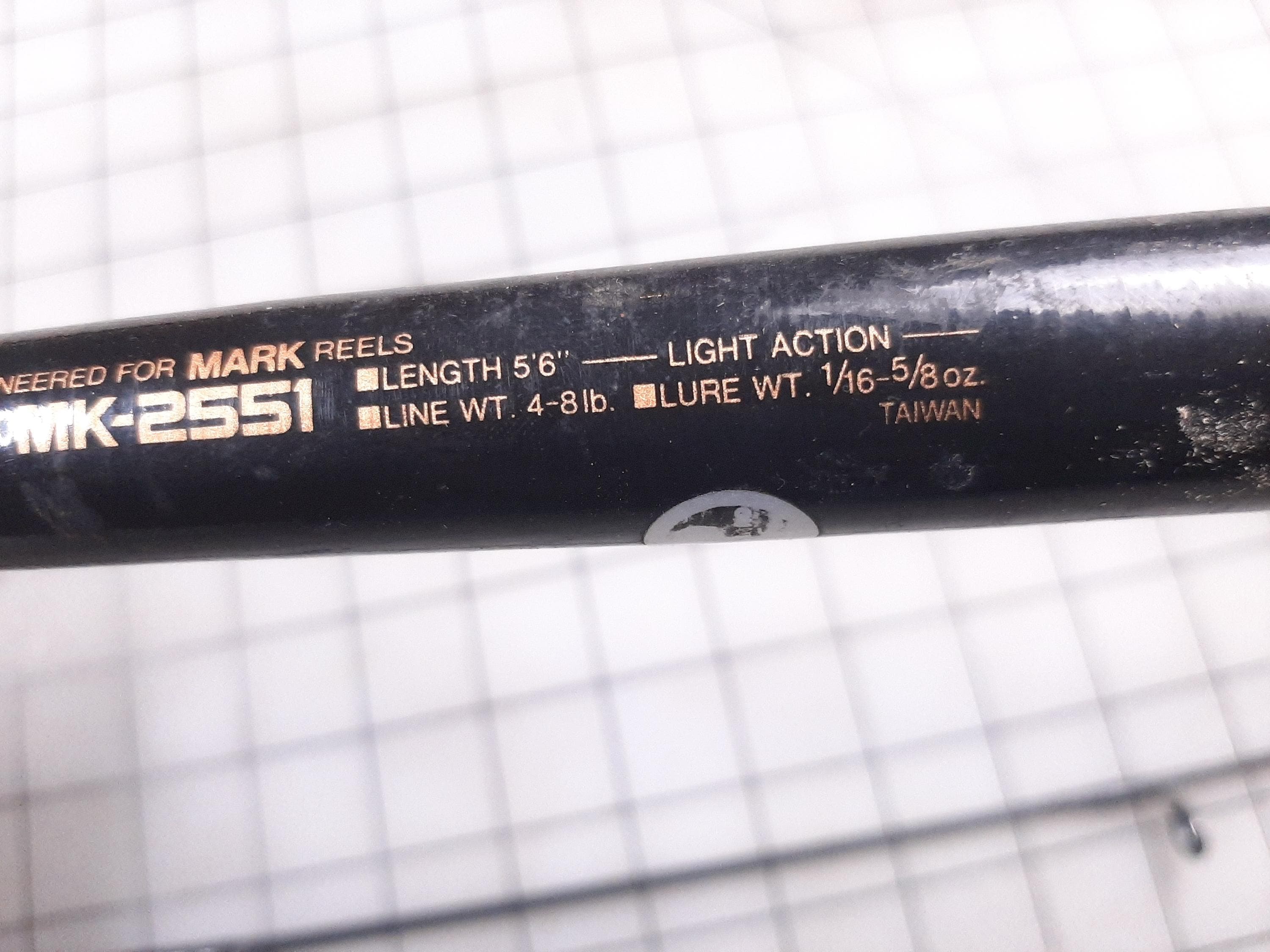 Vintage Shimano Bull Whip Fightin Rod MK 2551 Spinning Rod