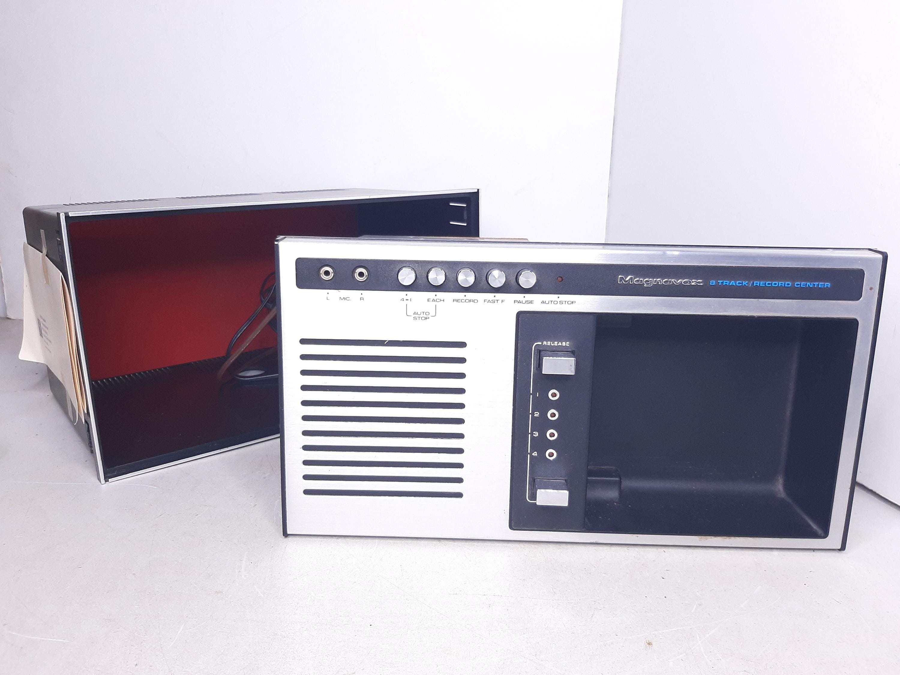 Vintage Magnavox MG 3550 BK01 8-track Player/record Center for