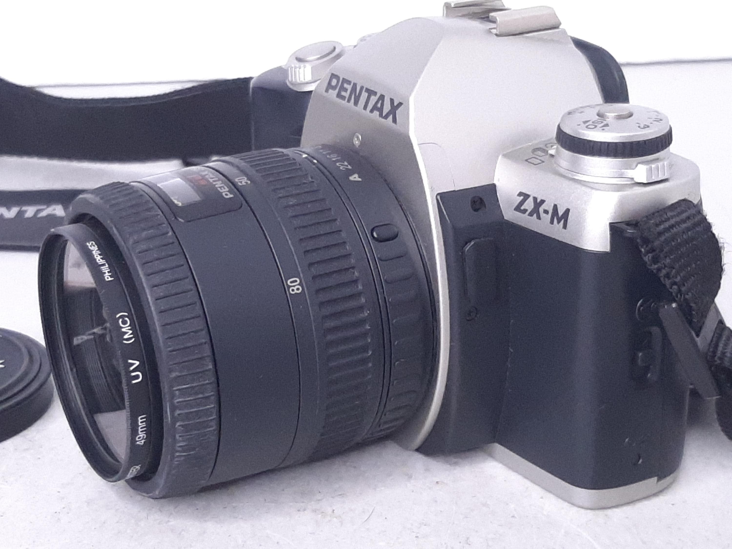 Vintage Pentax ZX-M SLR 35mm Film Camera With SMC Pentax-a 35-80mm