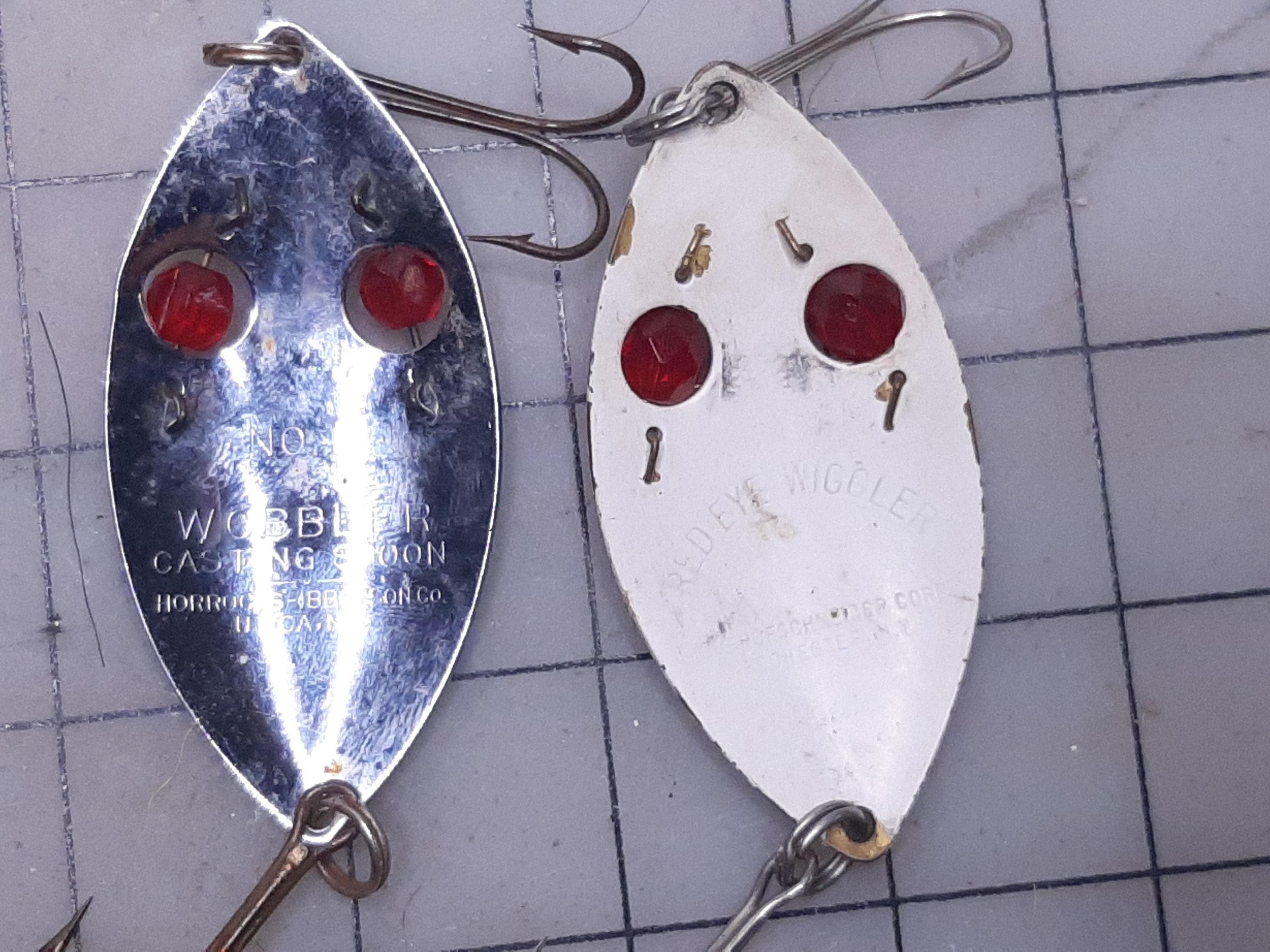 Lot of 7 Vintage Red Eye Spoons by Hofschneider Corp Rochester, NY, Red Eye Spinning Lure, (2) Red Eye Wiggler Jr. (4) Red Eye Casting Lures - Etsy Lot of 7 Vintage Red Eye Spoons by Hofschneider Corp Rochester, NY, Red Eye Spinning Lure, (2) Red Eye Wiggler Jr. (4) Red Eye Casting Lures - Etsy